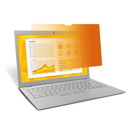 "3M Gold Privacy Filter 125 - Superior Screen Protection and Privacy"